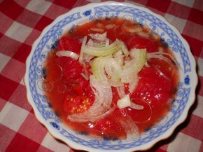 Снимка 2 от рецепта за Консервирани червени домати