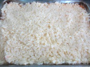 Снимка 4 от рецепта за Ориз със сирене и зеленчуци на фурна