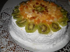 Снимка 3 от рецепта за Пандишпанена торта `Екзотик`