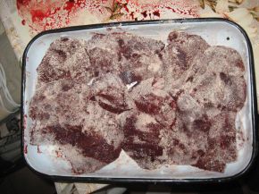 Снимка 3 от рецепта за Печен свински черен дроб с чуден сос