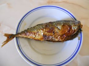 Снимка 2 от рецепта за Печена риба скумрия