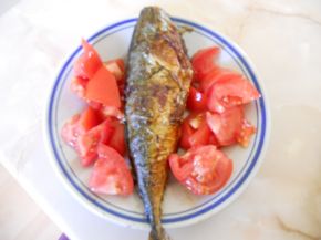 Снимка 3 от рецепта за Печена риба скумрия