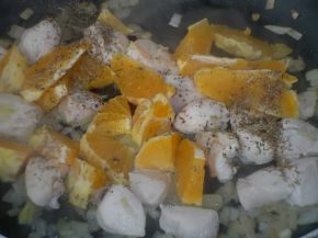 Снимка 3 от рецепта за Пиле с портокал