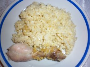Снимка 2 от рецепта за Пилешки късчета с булгур