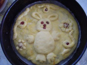 Снимка 2 от рецепта за Пита Великденско зайче