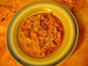 Снимка 3 от рецепта за Прясно зеле с домати