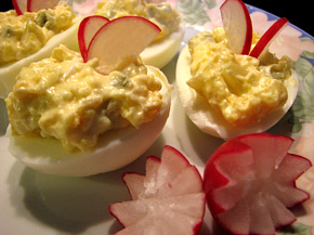 Снимка 1 от рецепта за Пълнени яйца