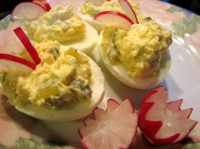 Снимка 2 от рецепта за Пълнени яйца