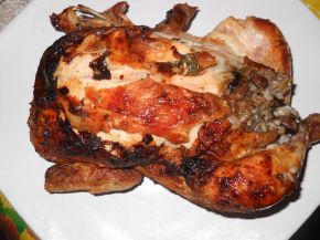 Снимка 3 от рецепта за Пълнено пиле с гъби и ориз