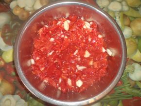 Снимка 2 от рецепта за Пържени камби с доматен сос