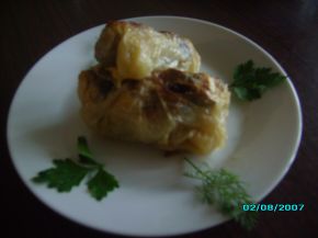 Снимка 3 от рецепта за Сармички с кълцано месо и гъби