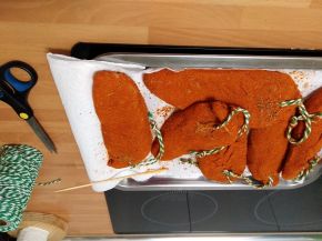 Снимка 5 от рецепта за Сухо пуешко филе за мезе