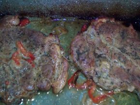 Снимка 4 от рецепта за Свински пържоли на фурна