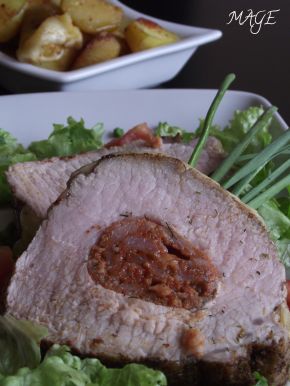 Снимка 3 от рецепта за Свинско контра филе с кашкавалена коричка