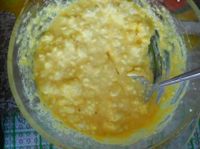 Снимка 5 от рецепта за Тиквички със сирене и яйце на фурна