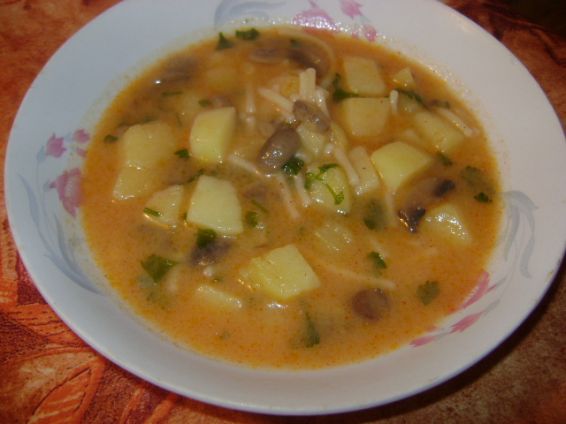 Снимка 1 от рецепта за Супа с гъби и картофи