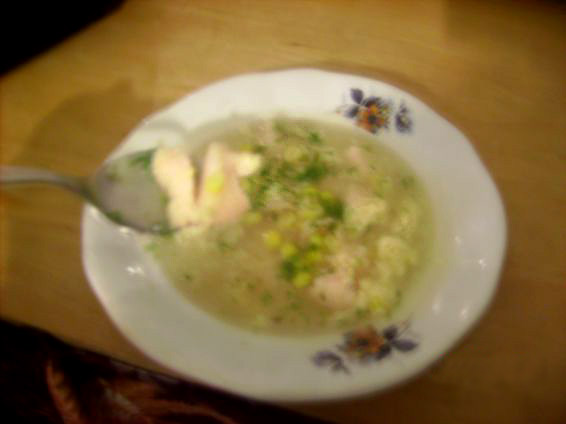 Снимка 1 от рецепта за Китайска пилешка супа с царевица