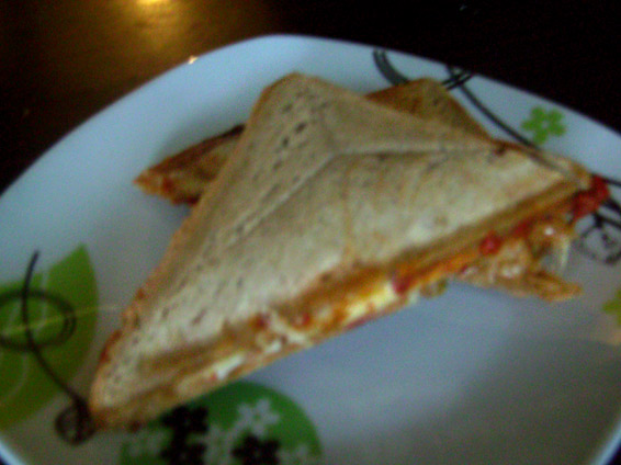 Снимка 2 от рецепта за Триъгълен сандвич