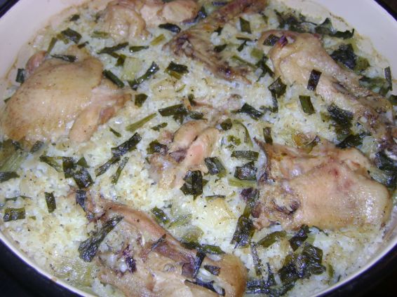Снимка 1 от рецепта за Пиле с ориз на фурна
