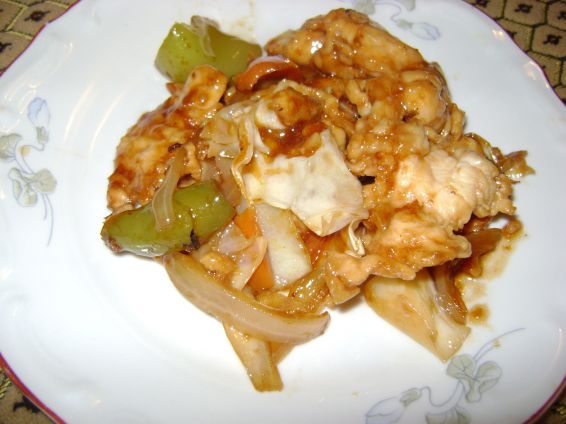 Снимка 1 от рецепта за Пиле със зеленчуци по китайски