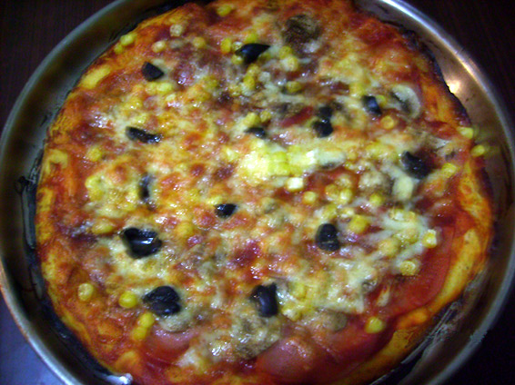 Снимка 1 от рецепта за Пица с мортадела