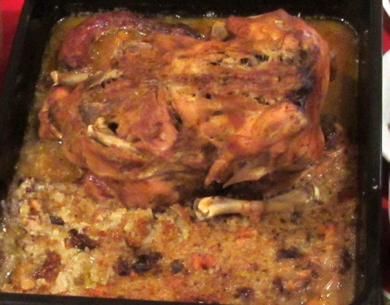 Снимка 1 от рецепта за Гръцка рецепта за пълнена пуйка