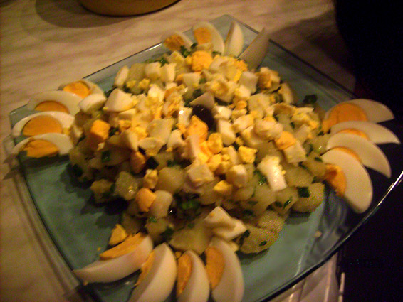 Снимка 1 от рецепта за Картофена салата с яйца