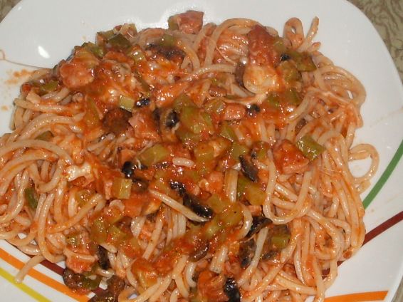 Снимка 1 от рецепта за Побългарени спагети