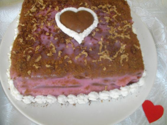 Снимка 1 от рецепта за Бисквитена тортичка
