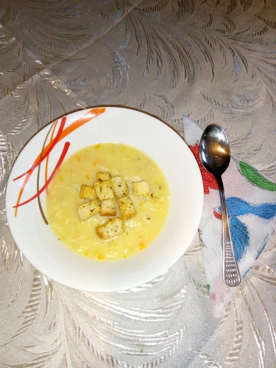 Снимка 1 от рецепта за Крем супа от картофи Снимка 1 от рецепта за Крем супа от картофи