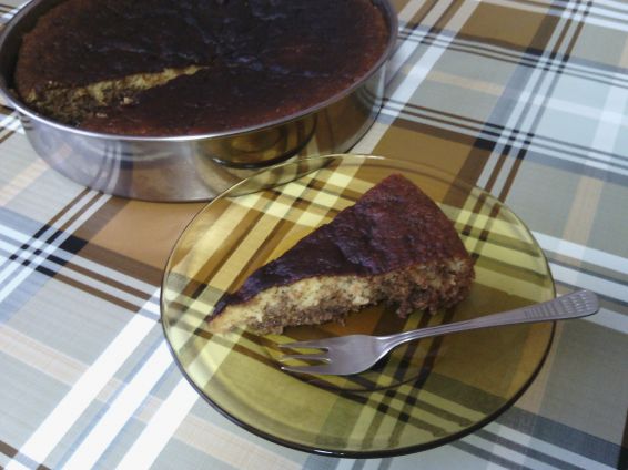 Снимка 1 от рецепта за Сиропиран десерт с какао, канела и амарето