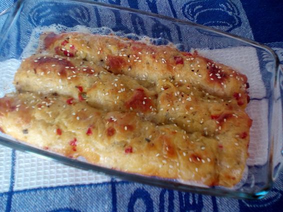 Снимка 1 от рецепта за Рула с картофи, чушки и лук Снимка 1 от рецепта за Рула с картофи, чушки и лук
