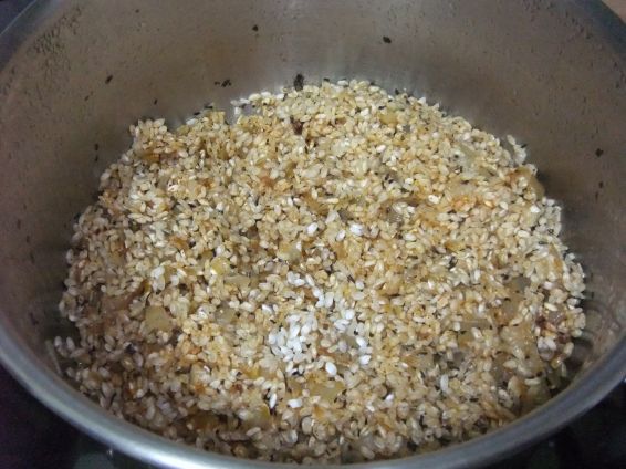 Снимка 3 от рецепта за Агнешки език с ориз