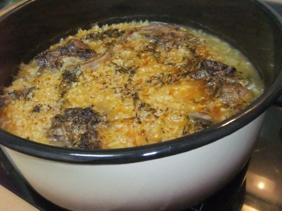 Снимка 5 от рецепта за Агнешки език с ориз