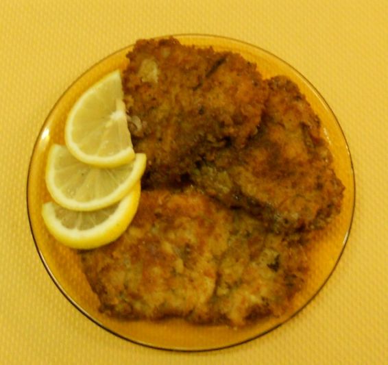 Снимка 2 от рецепта за Бяла риба с кашкавалена панировка