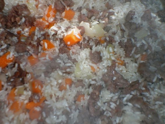 Снимка 3 от рецепта за Чушки с кайма и ориз