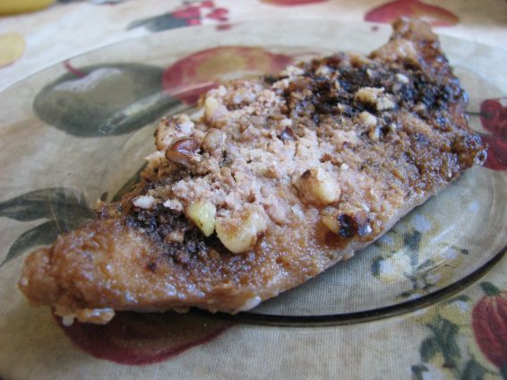 Снимка 1 от рецепта за Филе от бяла риба с орехи