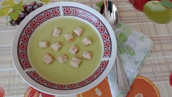 Снимка 3 от рецепта за Крем супа от тиквички Снимка 3 от рецепта за Крем супа от тиквички
