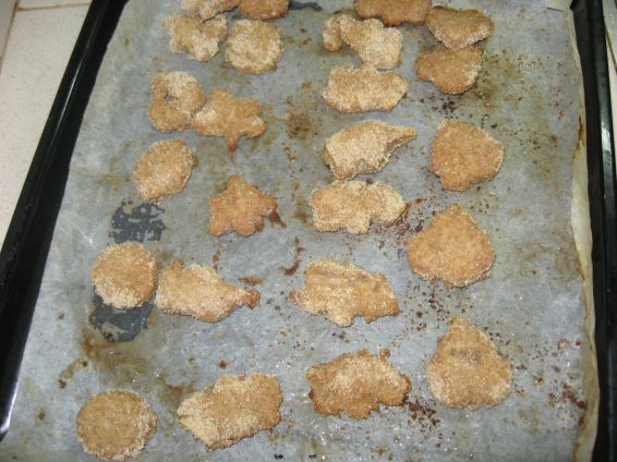 Снимка 5 от рецепта за Печени пилешки хапки