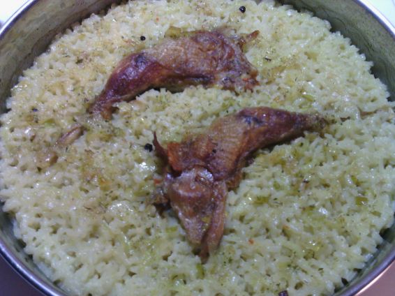 Снимка 6 от рецепта за Пилешки бутчета с ориз