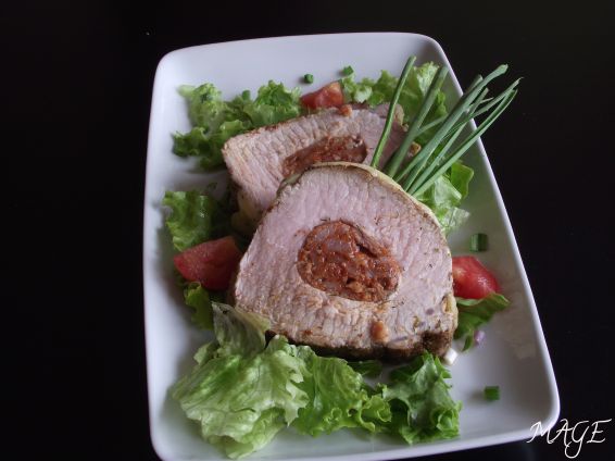 Снимка 2 от рецепта за Свинско контра филе с кашкавалена коричка