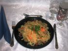 Рецепта за Спагети с кюфтенца и зеленчуци