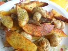 Рецепта за Гарнитура от пържени  гъби и картофи