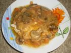 Рецепта за Пилешки филенца с гъби и моркови