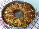 Рецепта за Венец с кашкавал, сирене, колбас и лютеница