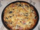 Снимка 2 от рецепта за Фритата с картофи, филе, маслини и гъби