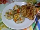 Снимка 3 от рецепта за Кафяв ориз със зеленчуци и късчета пилешко месо