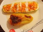 Снимка 5 от рецепта за Лодки от тиквички и чушки пълнени с ориз и пиле
