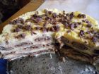 Снимка 4 от рецепта за Палачинкова торта с течен шоколад