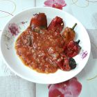 Снимка 2 от рецепта за Панирани чушки с доматен сос - II вариант